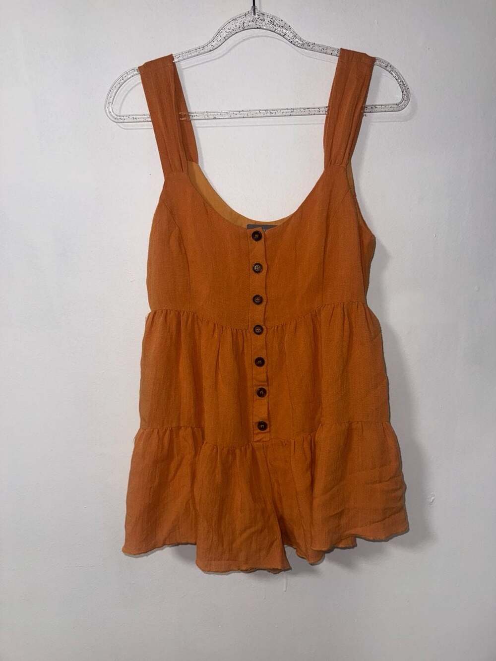 Urban Outfitters Pia Tiered Romper Size M